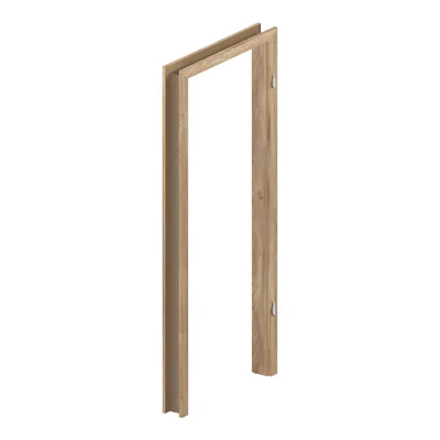 Ościeżnica regulowana PORTA SYSTEM 140-180 Dąb Catania  lewa 80 cm przylgowa, OPWP6D0L08DDT0SZ260000