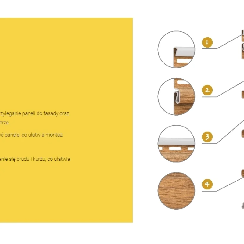 Panele zewnętrzne Fronto V-Black lamele Orzech 3030233 - 5