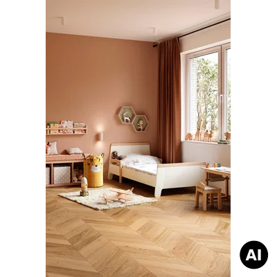 Podłoga drewniana Capri Chevron Natural 15 mm, CAP CH-110