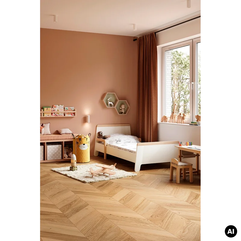 Podłoga drewniana Capri Chevron Natural 15 mm, CAP CH-110 -