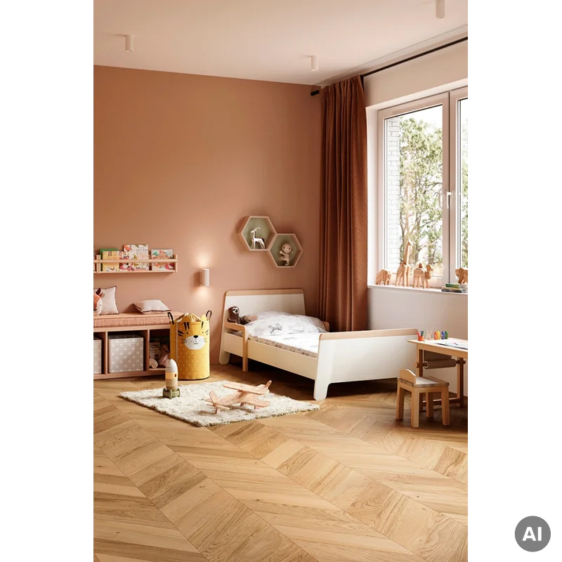 Podłoga drewniana Capri Chevron Natural 15 mm, CAP CH-110 -