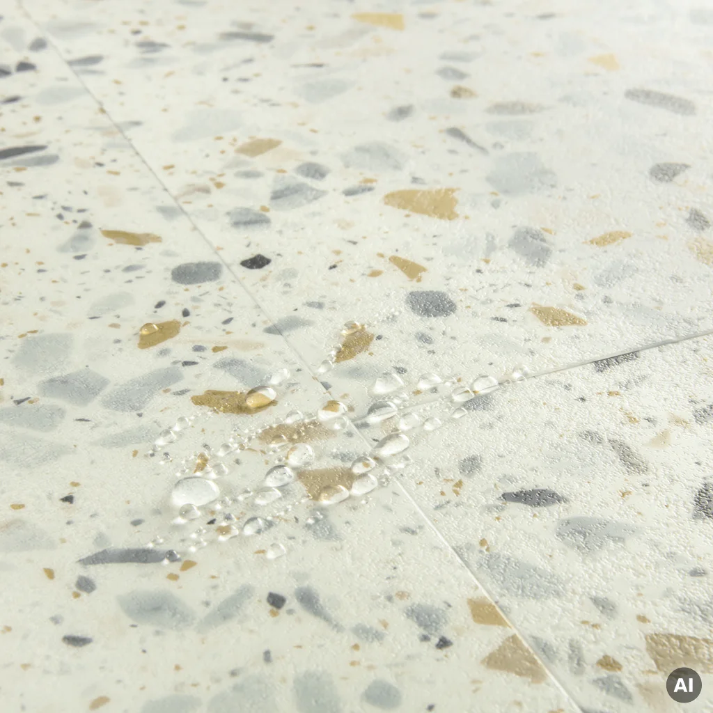 Terrazzo multi colour Klasa 33 2.5 mm TAK, SGTC20307, panele winylowe, Blush, Quick-Step