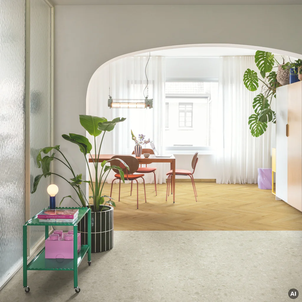Ceppo warm grey Klasa 33 2.5 mm TAK, SGTC20306, panele winylowe, Blush, Quick-Step Unilin