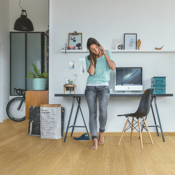 Satin oak medium natural Naturalny 2.5 mm Klasa 33, SGSPC203