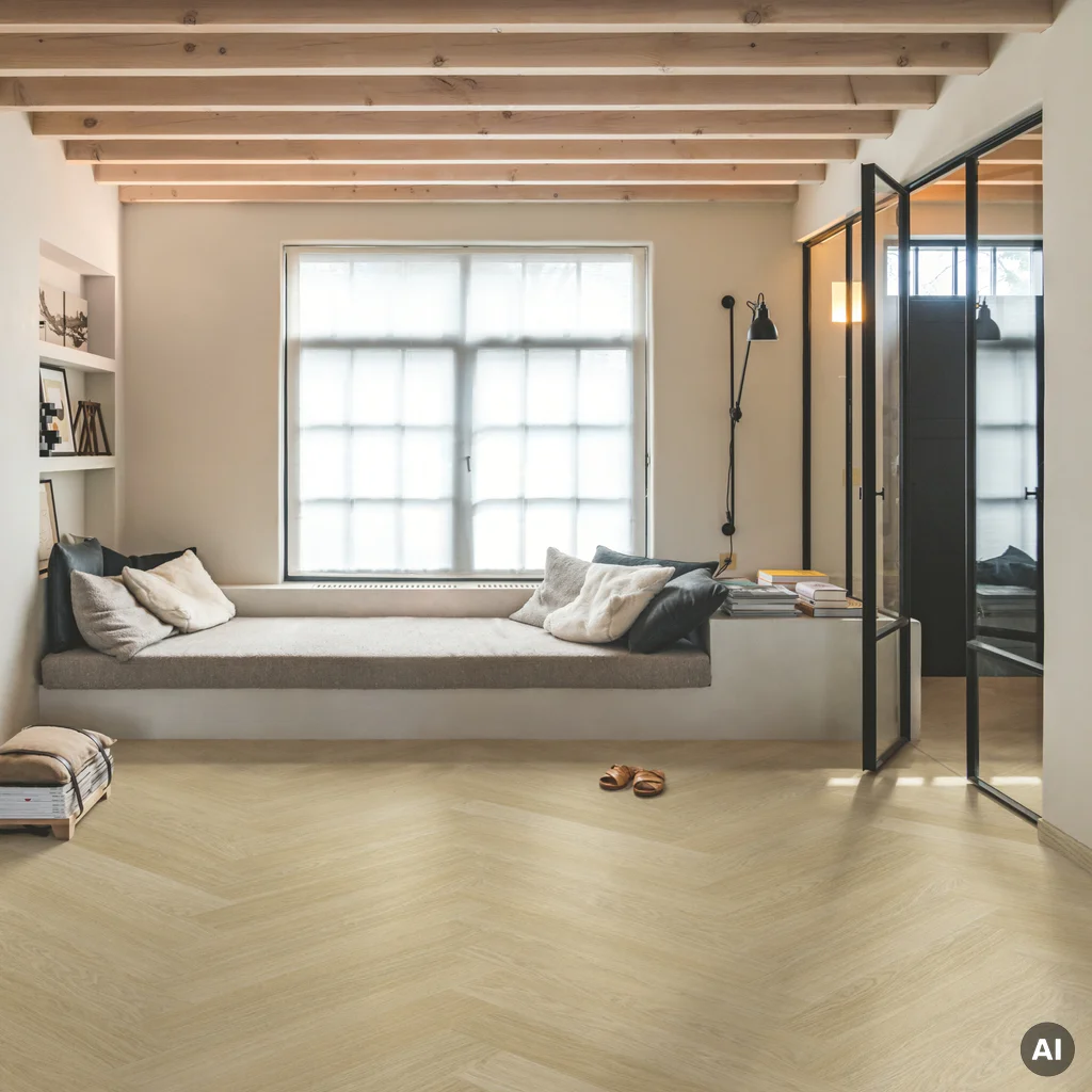 Serene oak light natural Klasa 33 2.5 mm TAK, SGHBC20331, Podłoga winylowa, Pristine, Quick-Step