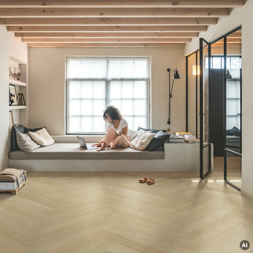 Serene oak light natural Klasa 33 2.5 mm TAK, SGHBC20331, Podłoga winylowa, Pristine, Quick-Step Unilin
