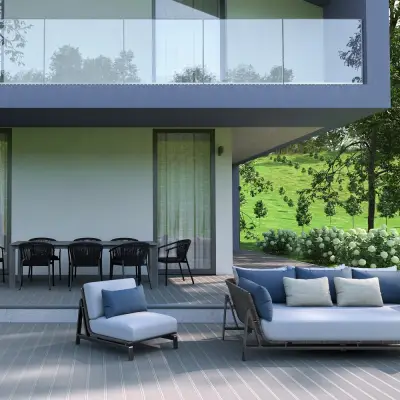 Deska tarasowa dwustronna Toskania Eucalipto 2,4m 25 mm, BT0003