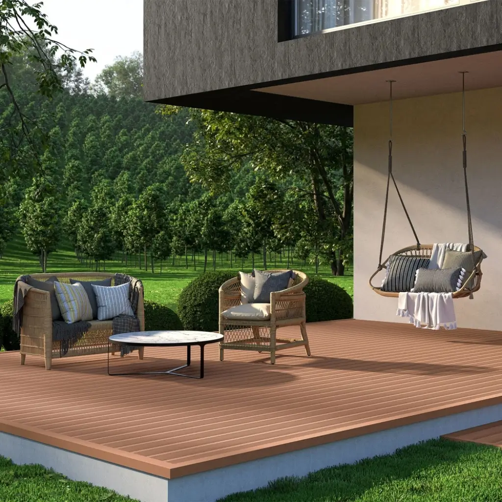 Deska tarasowa dwustronna Toskania Faggio 2,4m 25 mm, BT0001, Deska tarasowa, Kolory Świata, Bergdeck