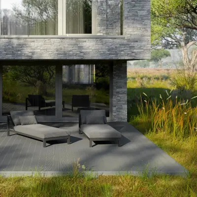 Deska tarasowa dwustronna Safari Marula 2,4m 25 mm, BA0002