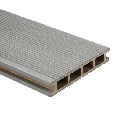 Deska tarasowa dwustronna BERGDECK B150 szczotkowana Antracyt 3m 25 mm, BD7A01