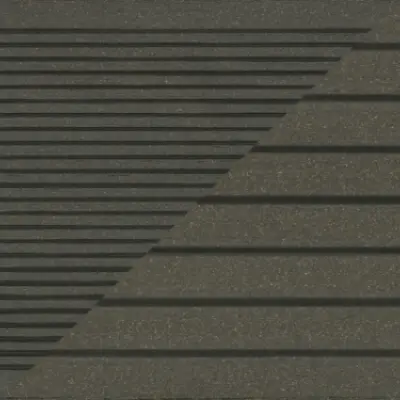 Deska tarasowa dwustronna BERGDECK B150 szczotkowana Czarny 3m 25 mm, BD7A02