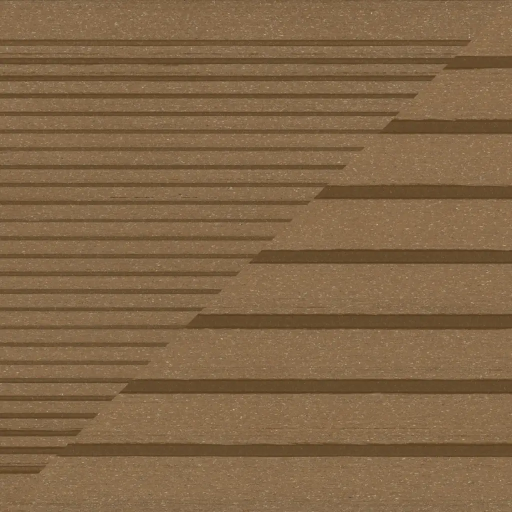 Deska tarasowa dwustronna BERGDECK B150 szczotkowana Wild Teak 3m 25 mm, BD7A08, Deska tarasowa, Deska tarasowa BERGDECK WPC, Bergdeck