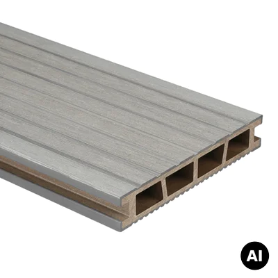 Deska tarasowa dwustronna BERGDECK B150 szczotkowana Antracyt 4m 25 mm, BD7101