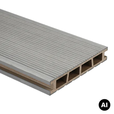 Deska tarasowa dwustronna BERGDECK B150 szczotkowana Antracyt 4m 25 mm, BD7101