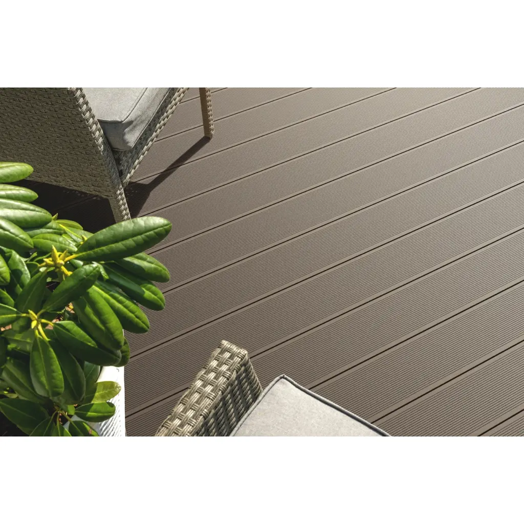 Deska tarasowa dwustronna BERGDECK B150 szczotkowana Orzech 4m 25 mm, BD7103, Deska tarasowa, Deska tarasowa BERGDECK WPC 4m, Bergdeck