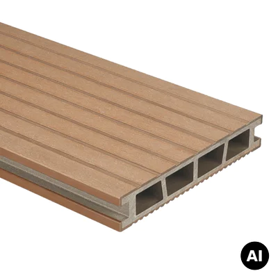 Deska tarasowa dwustronna BERGDECK B150 szczotkowana Wild Teak 4m 25 mm, BD7108