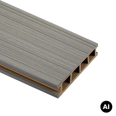 Deska tarasowa dwustronna BERGDECK Pure Antracyt 2,4m 25 mm, BP1001