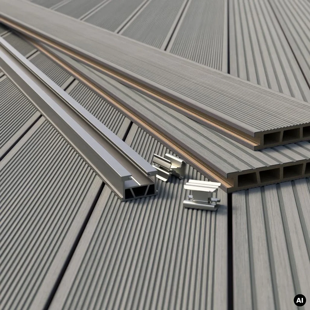 Deska tarasowa dwustronna BERGDECK Pure Antracyt 2,4m 25 mm, BP1001, Deska tarasowa, Deska tarasowa BERGDECK WPC Pure, Bergdeck