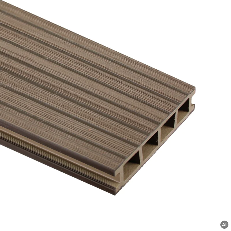 Deska tarasowa dwustronna BERGDECK Pure Orzech 2,4m 25 mm, B