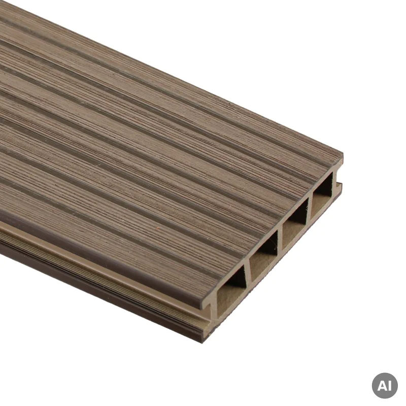 Deska tarasowa dwustronna BERGDECK Pure Orzech 2,4m 25 mm, B
