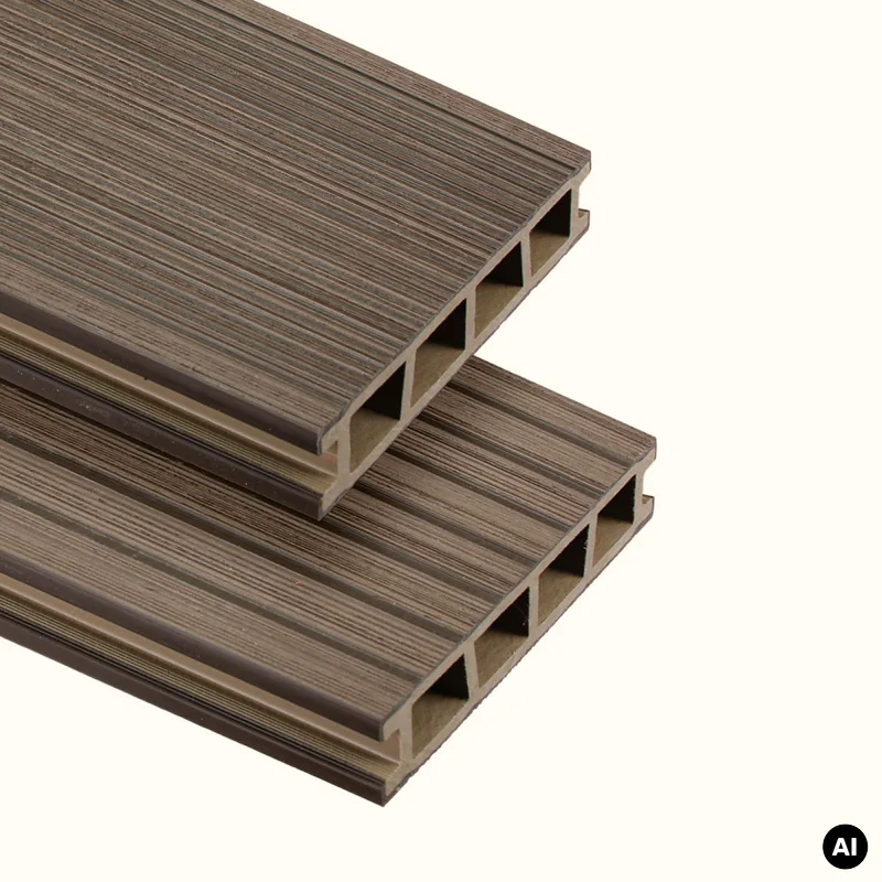Deska tarasowa dwustronna BERGDECK Pure Orzech 2,4m 25 mm, B