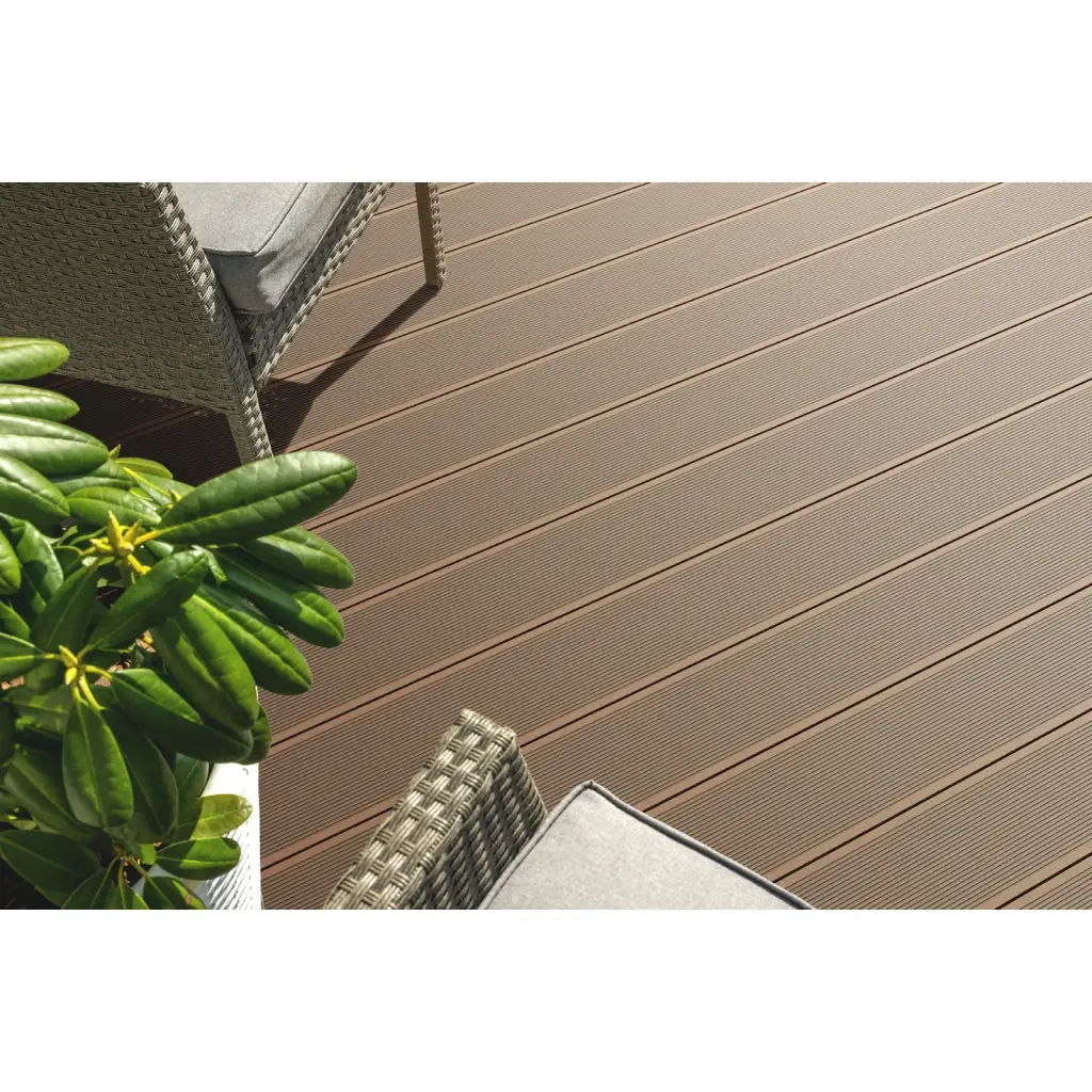 Deska tarasowa dwustronna BERGDECK Pure Kasztan 2,4m 25 mm, BP1004, Deska tarasowa, Deska tarasowa BERGDECK WPC Pure, Bergdeck