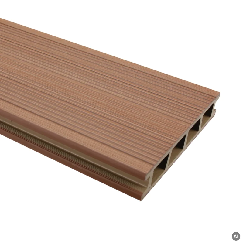 Deska tarasowa dwustronna BERGDECK Pure Kasztan 2,4m 25 mm,