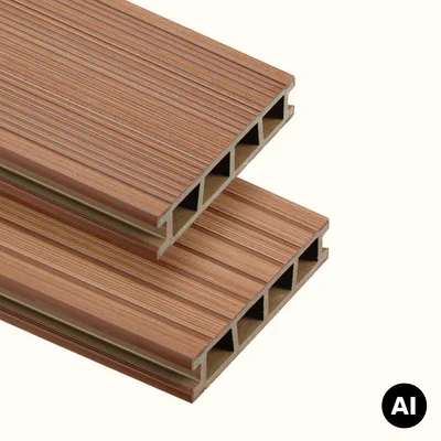 Deska tarasowa dwustronna BERGDECK Pure Kasztan 2,4m 25 mm, BP1004