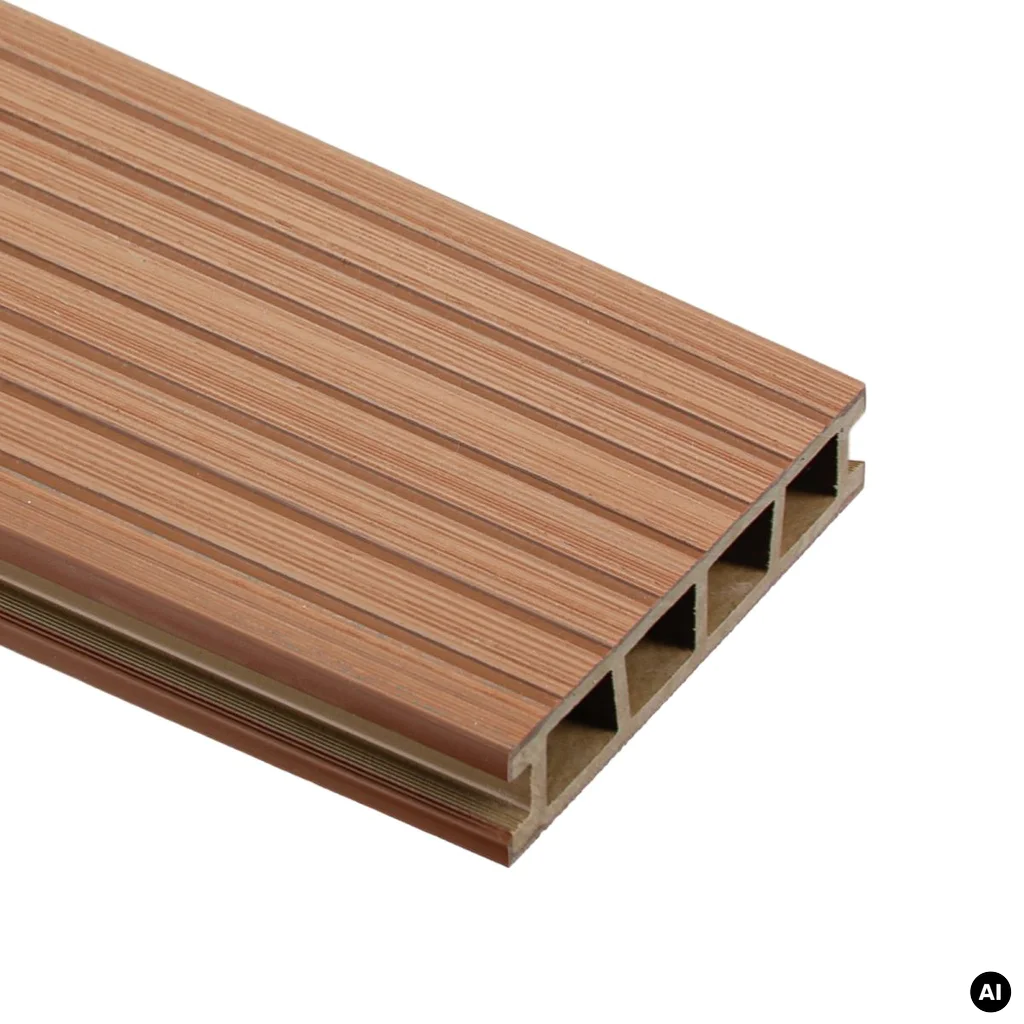 Deska tarasowa dwustronna BERGDECK Pure Kasztan 2,4m 25 mm, BP1004, Deska tarasowa, Deska tarasowa BERGDECK WPC Pure, Bergdeck