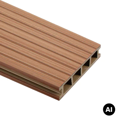 Deska tarasowa dwustronna BERGDECK Pure Kasztan 2,4m 25 mm, BP1004