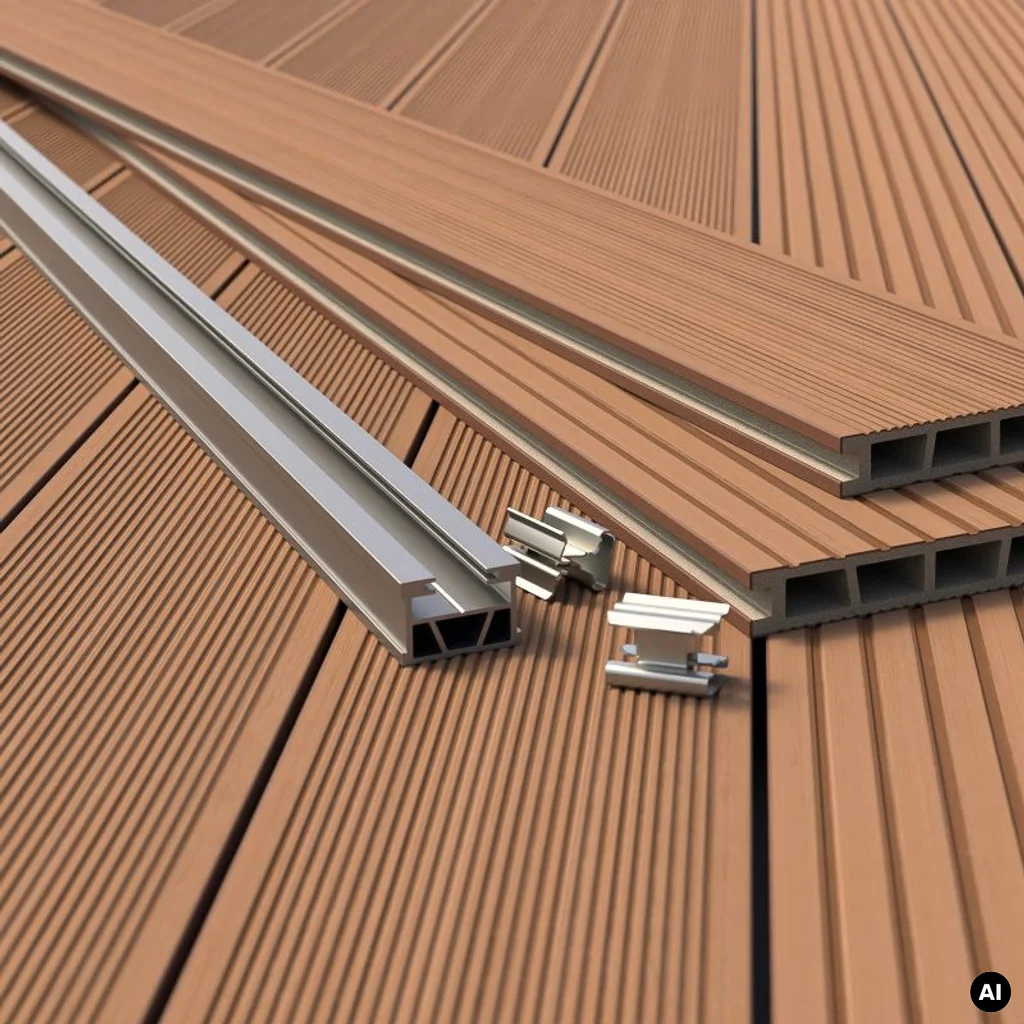 Deska tarasowa dwustronna BERGDECK Pure Kasztan 2,4m 25 mm, BP1004, Deska tarasowa, Deska tarasowa BERGDECK WPC Pure, Bergdeck