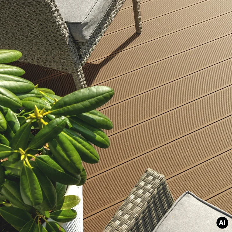 Deska tarasowa dwustronna BERGDECK Pure Teak 2,4m 25 mm, BP1