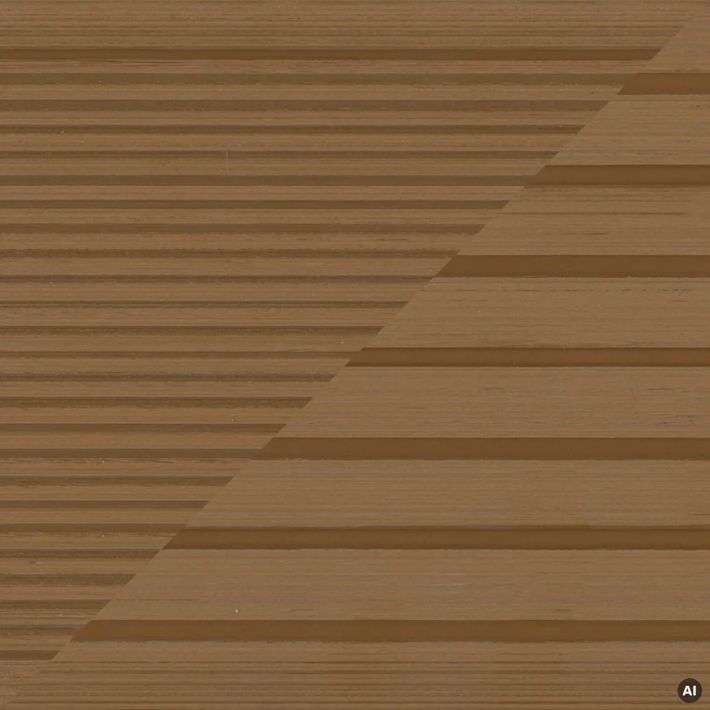 Deska tarasowa dwustronna BERGDECK Pure Teak 2,4m 25 mm, BP1007, Deska tarasowa, Deska tarasowa BERGDECK WPC Pure, Bergdeck