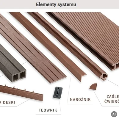 Deska tarasowa dwustronna BERGDECK Pure Teak 2,4m 25 mm, BP1007