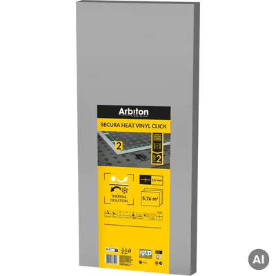 Podkład do ogrzewania folią grzewczą Secura HEAT VIinyl Click XPS, 5905167875216