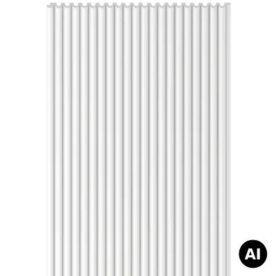 Lamele Panel Linerio XS-Line Oval White 6065810