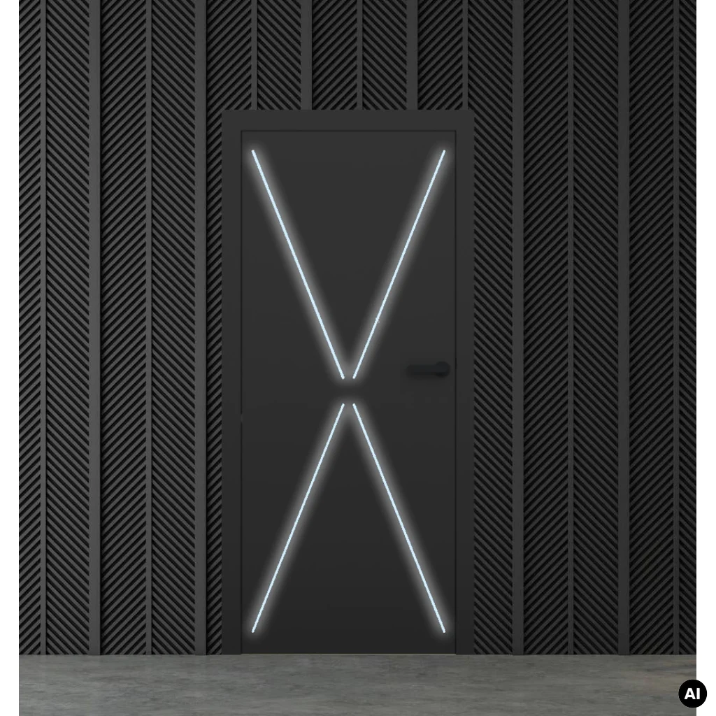 Drzwi gamingowe XDOOR, Drzwi wewnętrzne, X DOOR, Interdoor