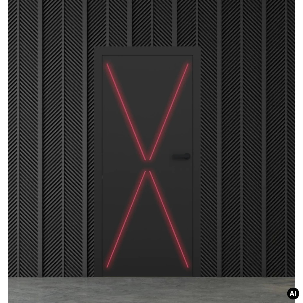 Drzwi gamingowe XDOOR, Drzwi wewnętrzne, X DOOR, Interdoor