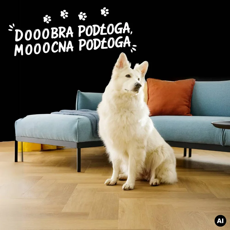 Panele winylowe SPC Jodełka Dąb Virgin CLC 227 Klasa 33 5