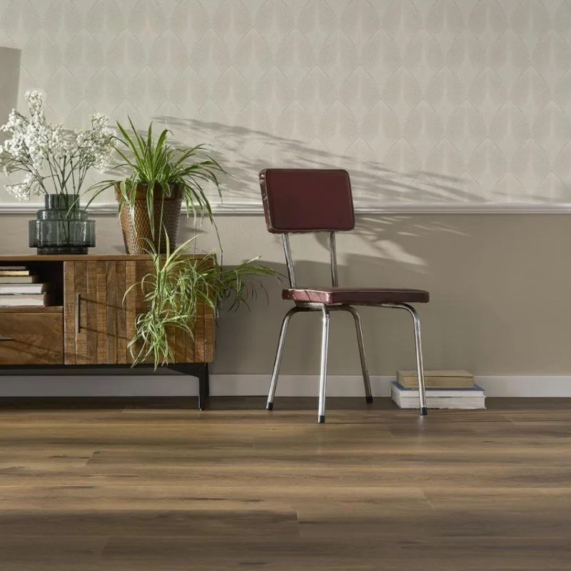 Panele winylowe ze zintegrowanym podkładem SPC Dąb Georget