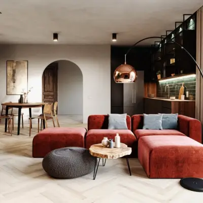 Panele winylowe SPC Jodełka Dąb Preston DA167 Klasa 33 2.5 mm, 5905167857595