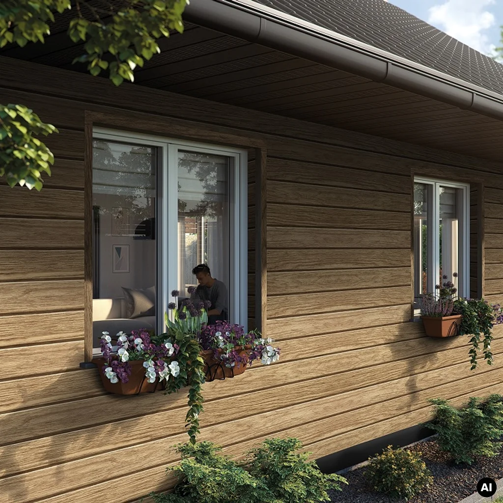Panele Elewacyjne SVP-05 Dąb Miodowy 3029944, Panele zewnętrzne, Panele Elewacyjne, Vilo