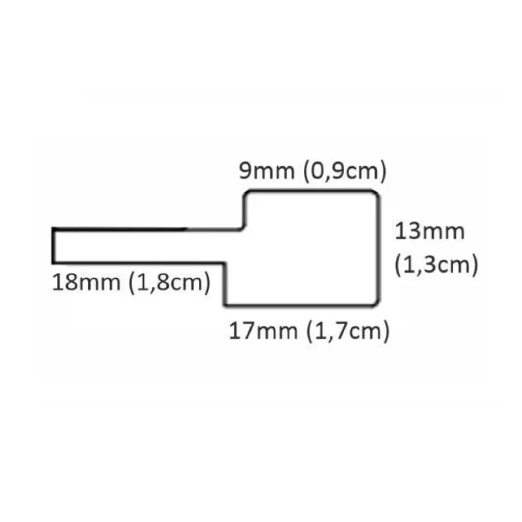 Listwa zakończeniowa Kaszmir Sahara Cream 3019 Prawa S, 120041159, Listwa zakończeniowa, Lamele MDF AGT Akcesoria, AGT