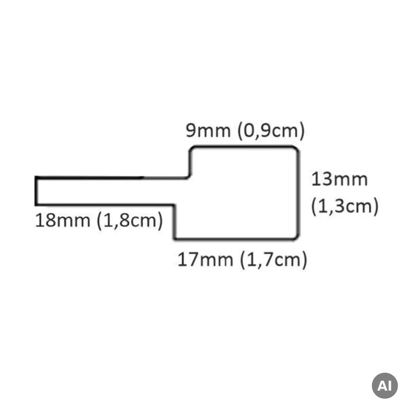 Listwa zakończeniowa Kaszmir Sahara Cream 3019 Prawa S, 120