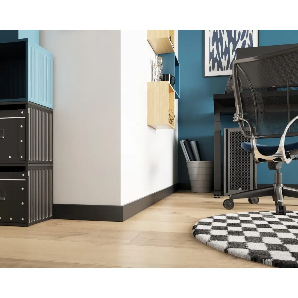 Listwa przypodłogowa Sempla Czarna 702A, 3030575, Listwy przypodłogowe, Sempla, Vilo