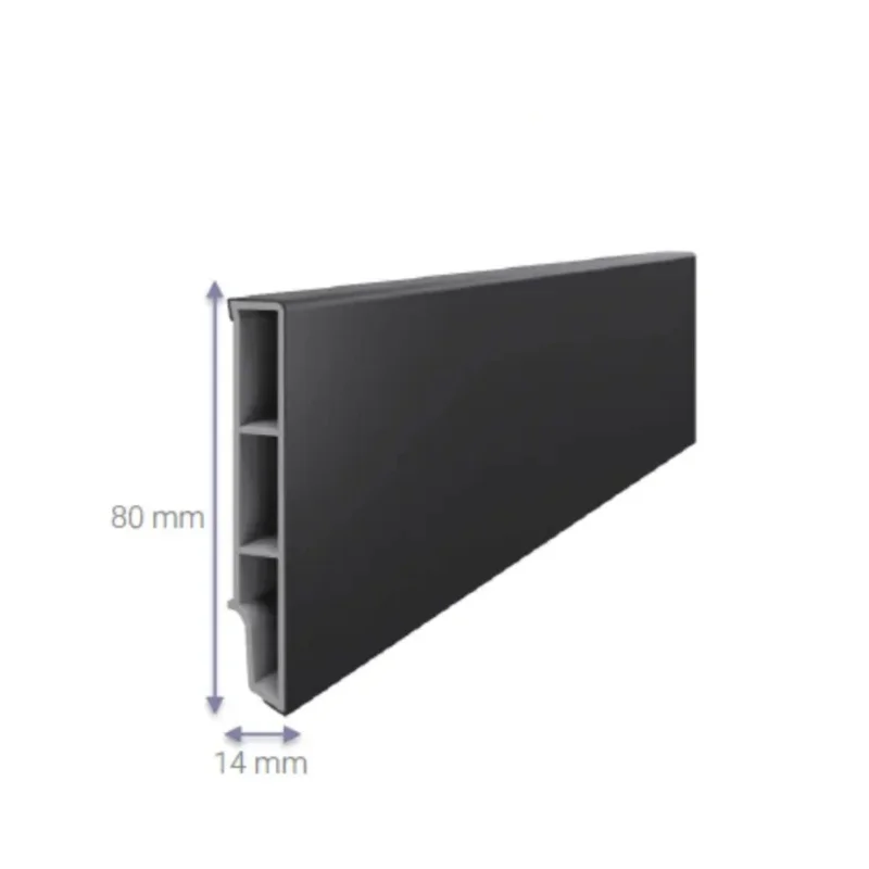 Listwa przypodłogowa Sempla Ciemnoszara 703A, 3030576 - 3