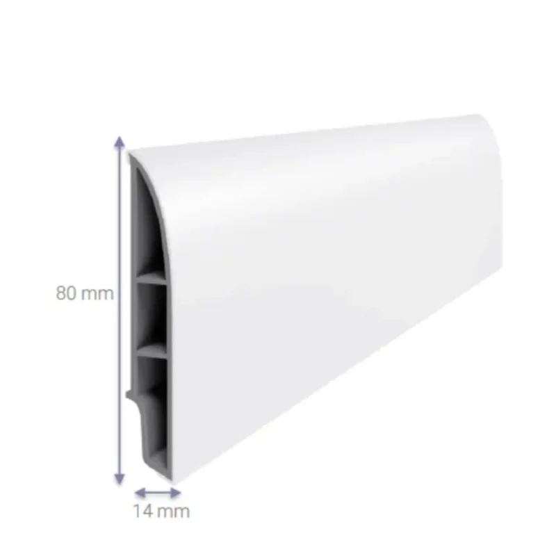 Listwa przypodłogowa Sempla Biała 708A, 3030578 - 3