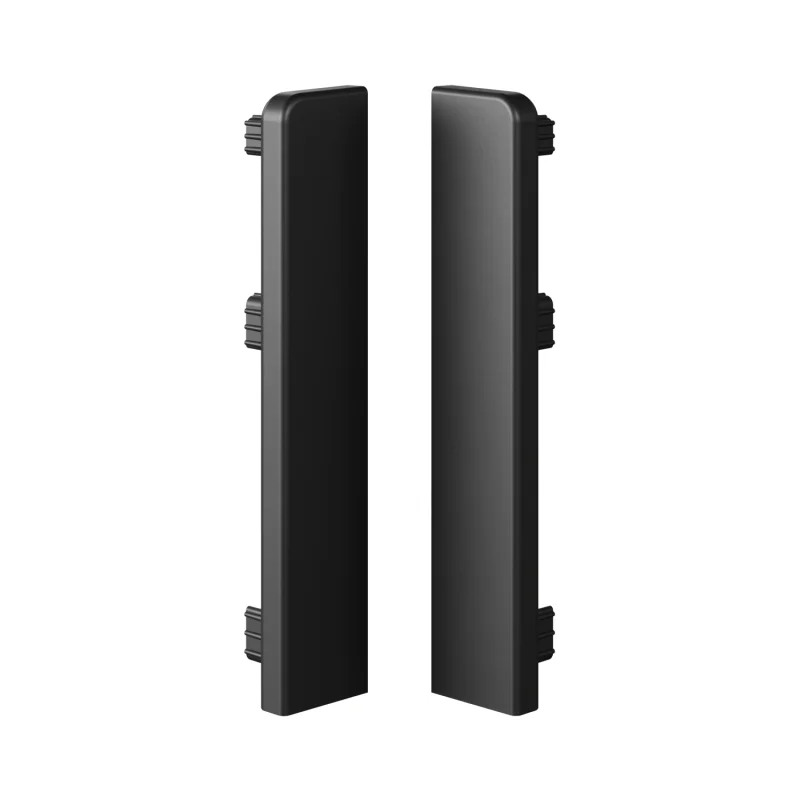 Zaślepki do listew Sempla 702A Czarne Komplet Lewa + Prawa,