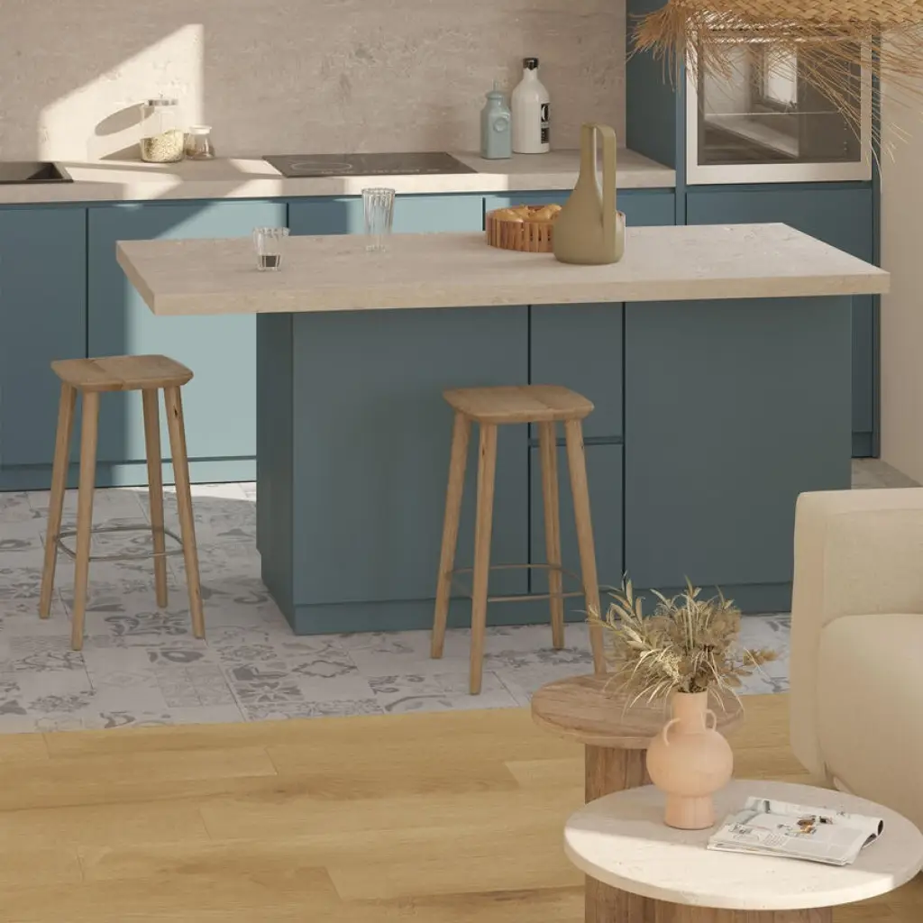 Panele winylowe ze zintegrowanym podkładem SPC Season Oak Natural 280006001 Klasa 33 5.5 mm, Panele winylowe, Elegance Rigid 55, Tarkett