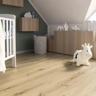 Panele winylowe ze zintegrowanym podkładem SPC Primary Oak Light Brown 260030005 Klasa 33 5 mm